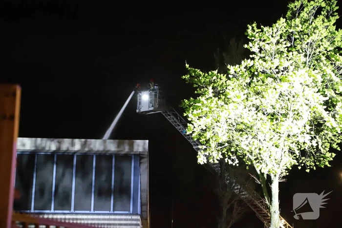 Grote brand bij afvalverwerkingsbedrijf