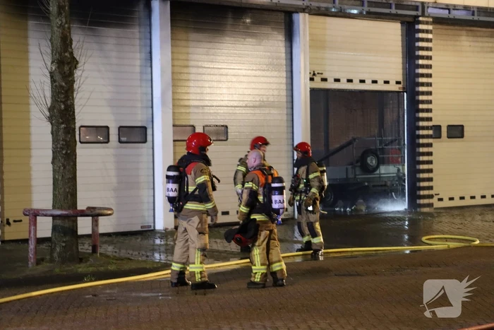 Grote brand bij afvalverwerkingsbedrijf