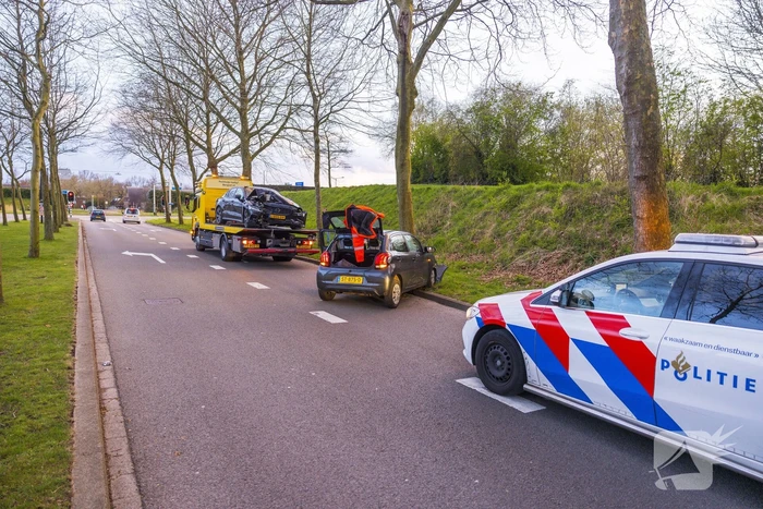 Automobilist botst tegen boom