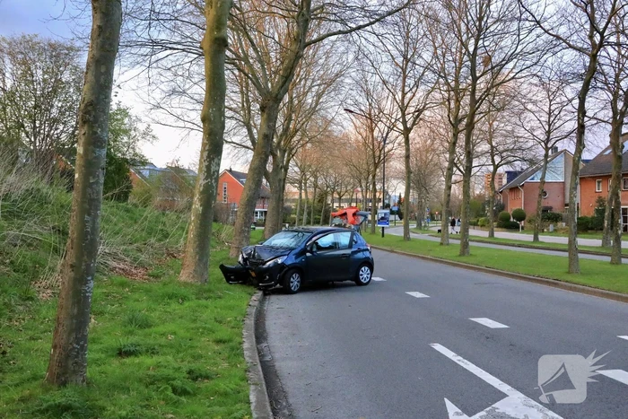 Automobilist botst tegen boom