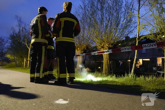 Rookontwikkeling na kortsluiting in stroomkabel