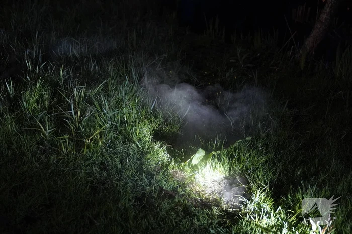 Rookontwikkeling na kortsluiting in stroomkabel