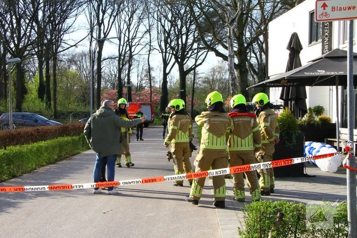 Breuk in gasleiding op terrein van restaurant Dennenoord