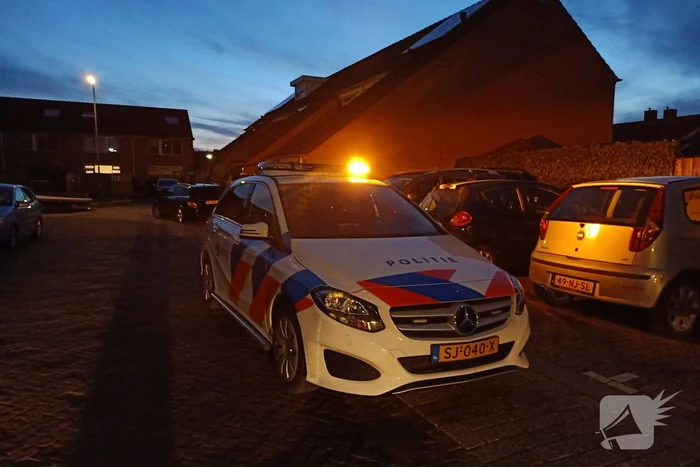 Brand in schoorsteen van woning