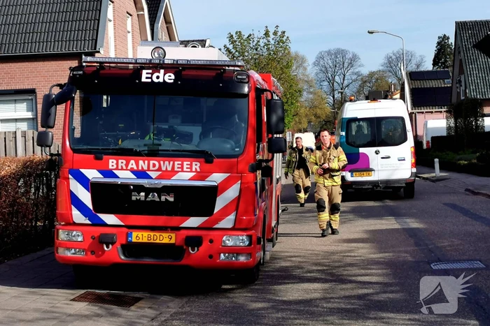 Gasleiding geraakt bij graafwerkzaamheden