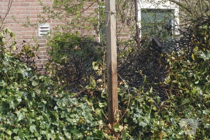 Heg vat vlam tijdens werkzaamheden