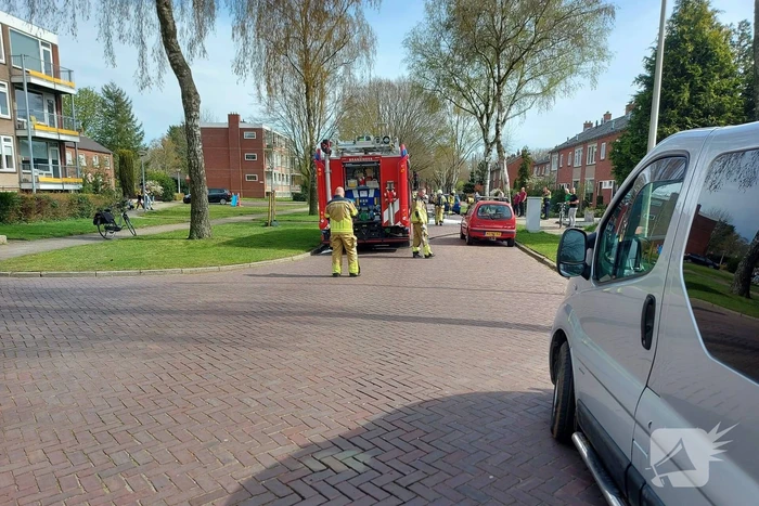 Motor gaat in vlammen op