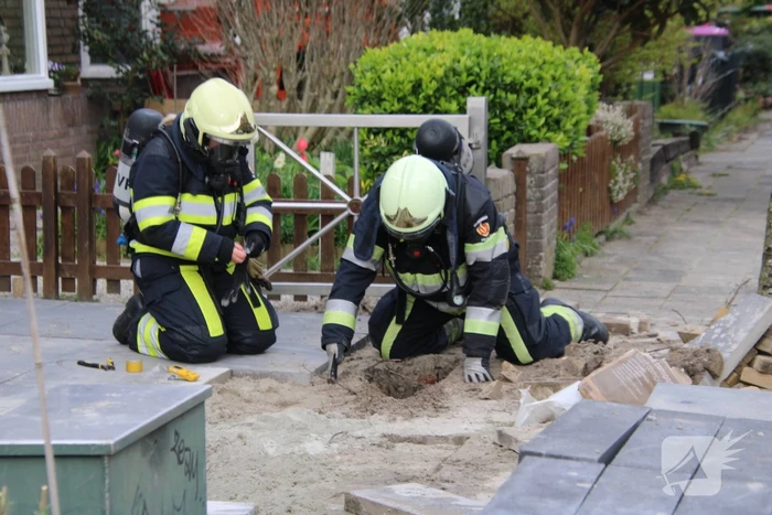 Hevige gaslekkage door werkzaamheden