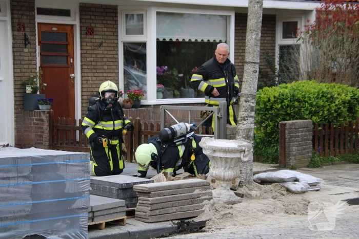Hevige gaslekkage door werkzaamheden