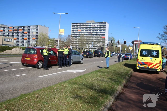 Gewonde bij kop-staart botsing