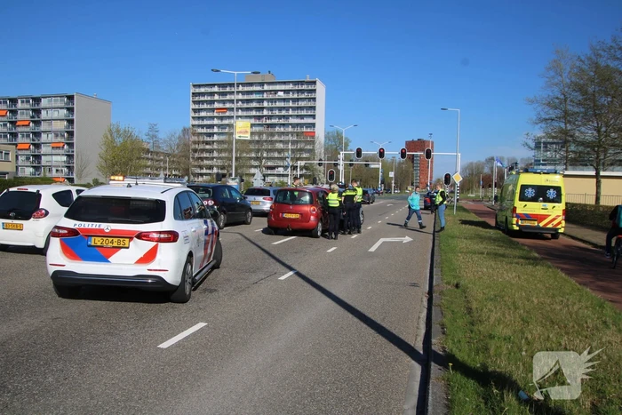 Gewonde bij kop-staart botsing