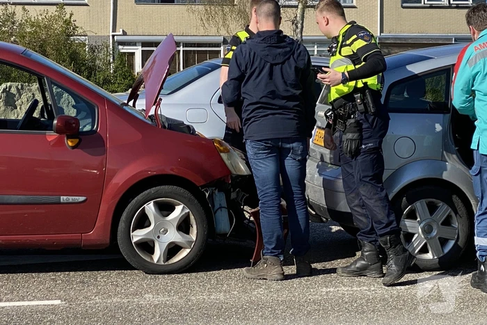 Gewonde bij kop-staart botsing