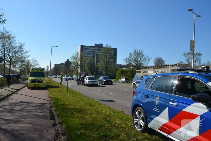 Gewonde bij kop-staart botsing