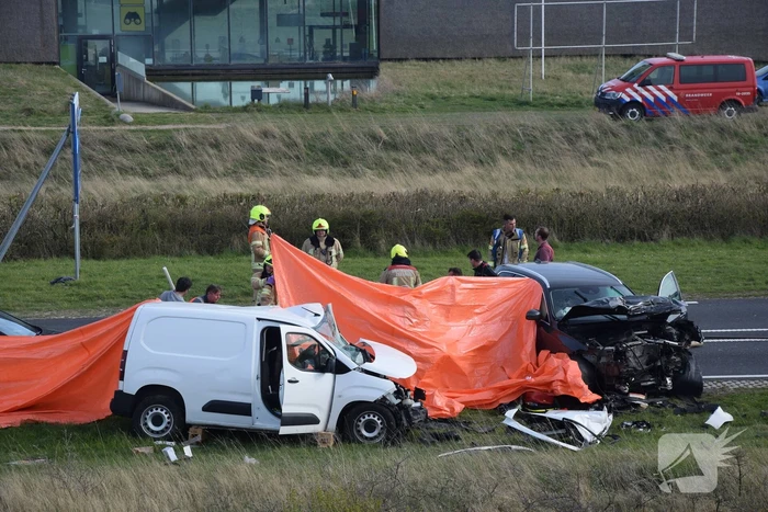 ongeval dammenweg - n57 ouddorp