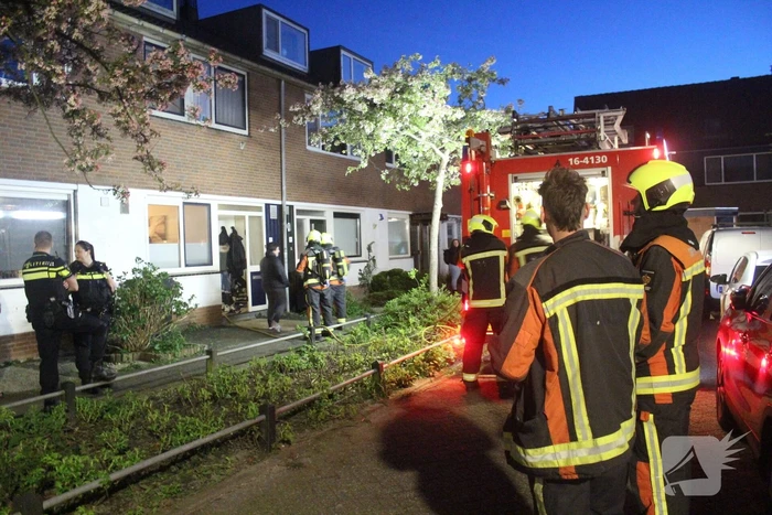Wasmachine brand in appartement