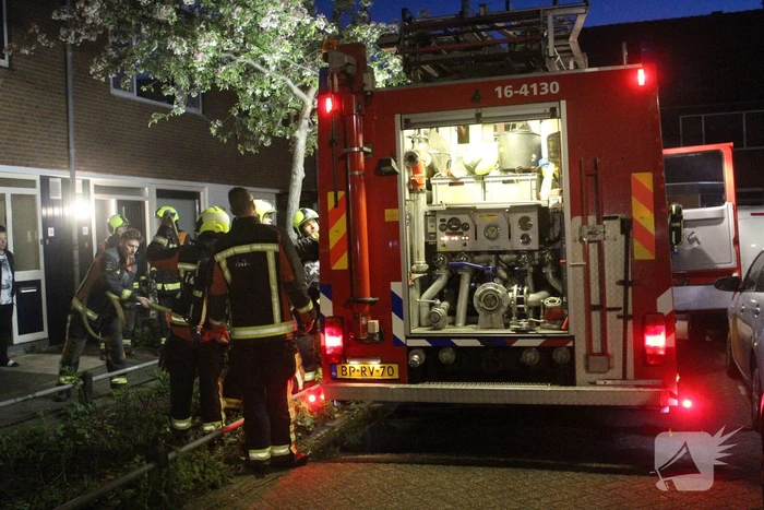 Wasmachine brand in appartement