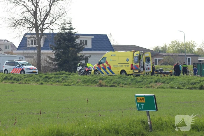 Bestuurder crossauto gewond bij eenzijdig ongeval