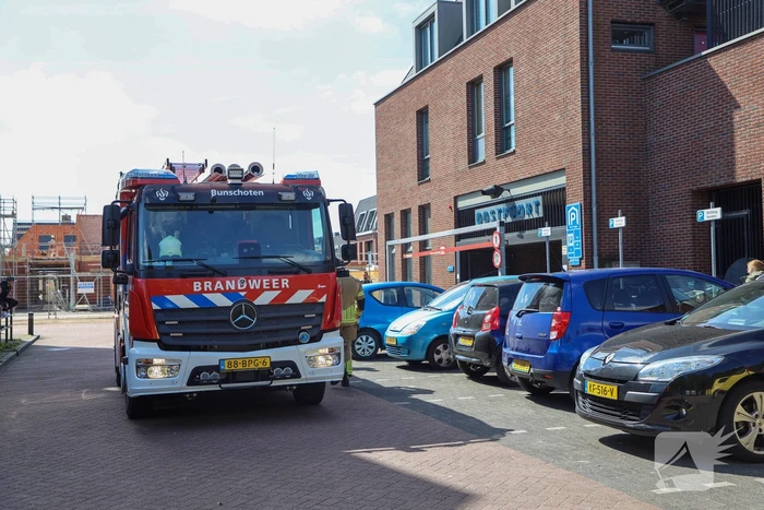 Kortsluiting in geparkeerde auto in parkeergarage