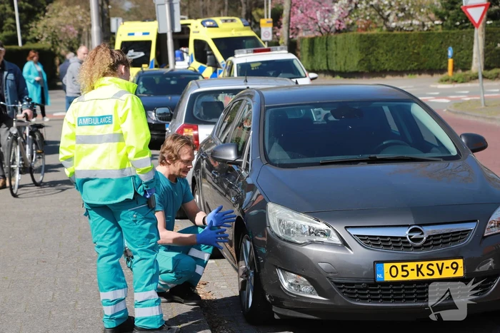 Motorrijder gewond bij botsing
