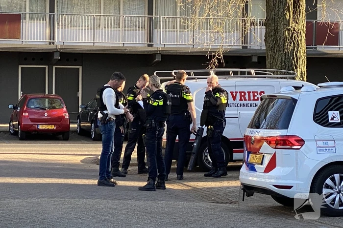 Politie in kogelwerende vesten