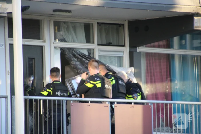 Politie in kogelwerende vesten