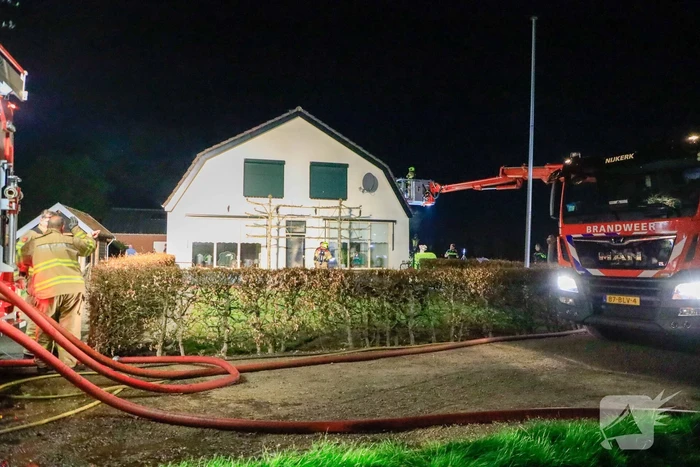 Brand in schoorsteen