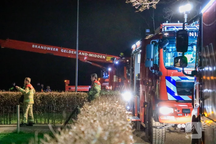 Brand in schoorsteen
