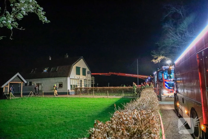 Brand in schoorsteen