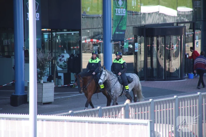 Veel politie op de been tijdens TOTO KNVB bekerfinale in Feijenoord-stadion
