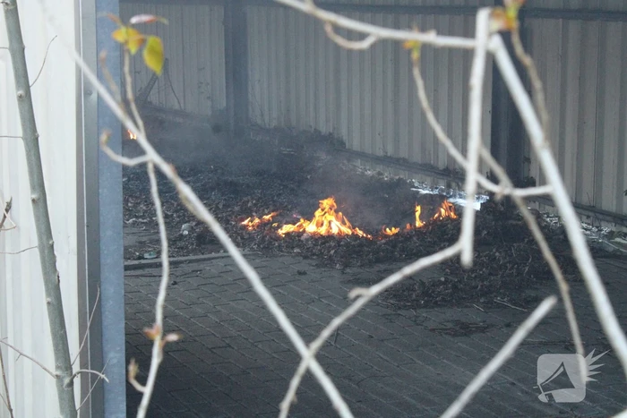 Brand in oude garage