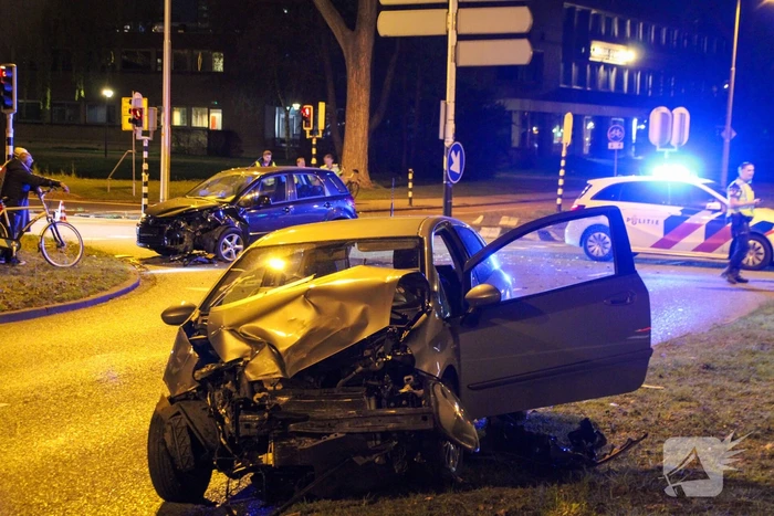 Gewonde bij frontale botsing