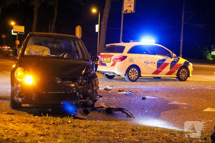 Gewonde bij frontale botsing