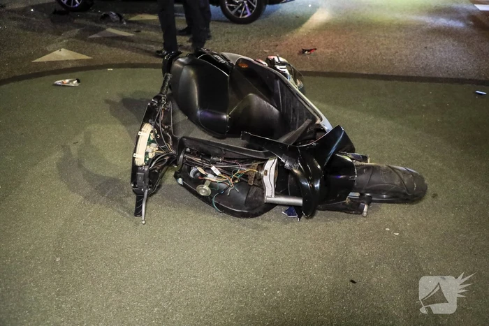Scooterrijder gewond bij aanrijding op kruising voor Amerena