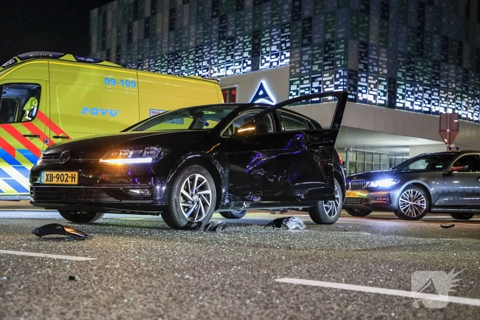 Scooterrijder gewond bij aanrijding op kruising voor Amerena