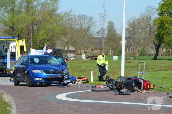 Gewonde bij ernstig ongeval met personenauto