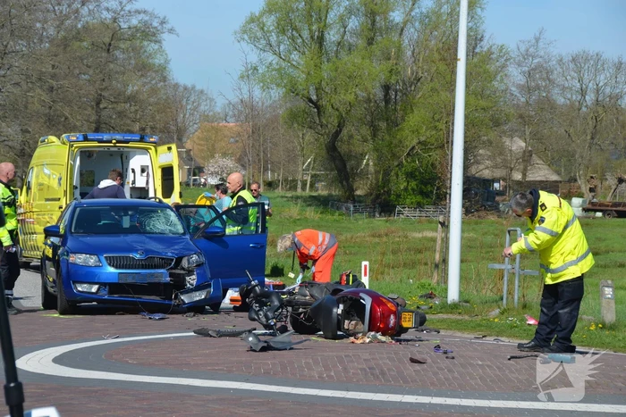 Gewonde bij ernstig ongeval met personenauto