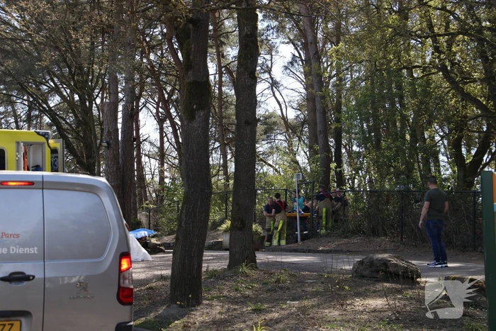 Mountainbiker gewond in natuurgebied