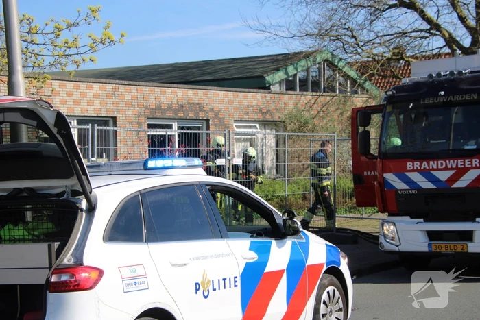 Brand in leegstaand pand