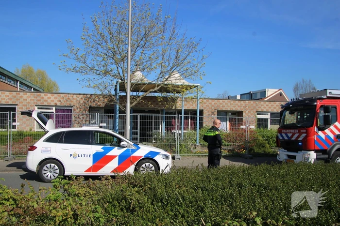 Brand in leegstaand pand