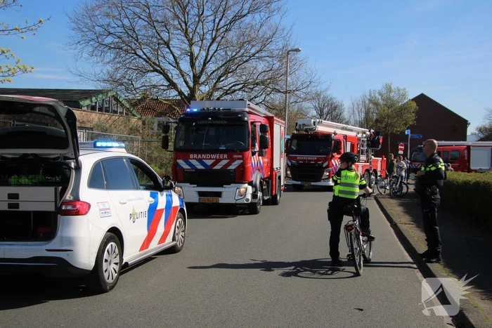 Brand in leegstaand pand