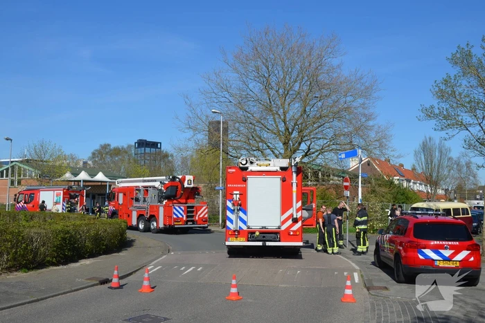 Brand in leegstaand pand
