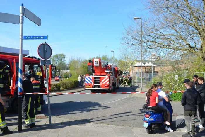 Brand in leegstaand pand