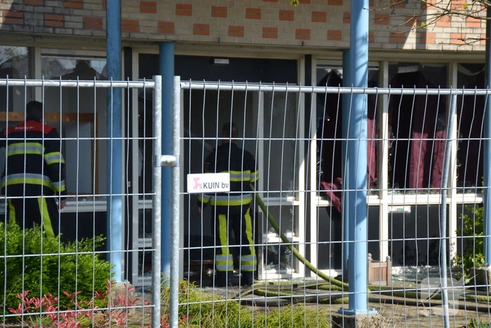 Brand in leegstaand pand