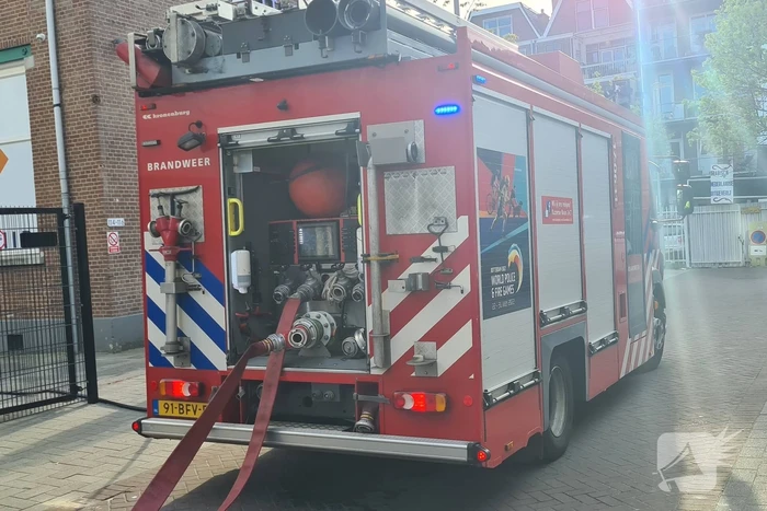 Veel rook bij brand in heg