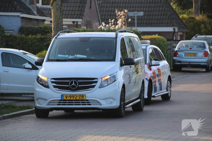 Fietser gewond bij botsing met bestelbus