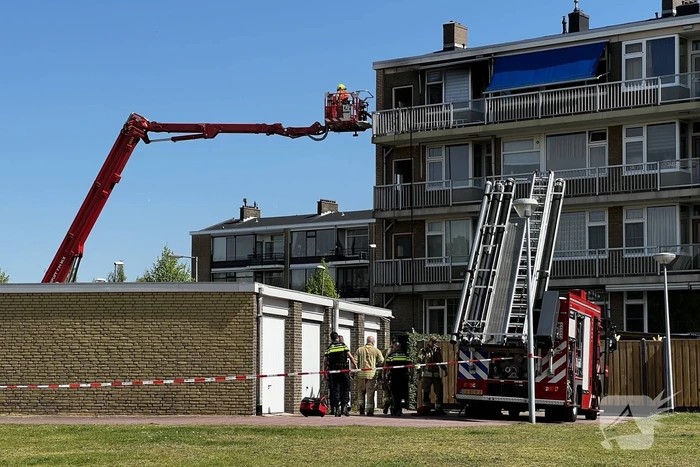 brand burgemeester van haarenlaan schiedam