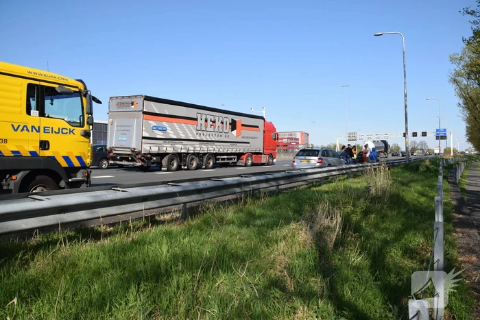 Schade bij ongeval op snelweg