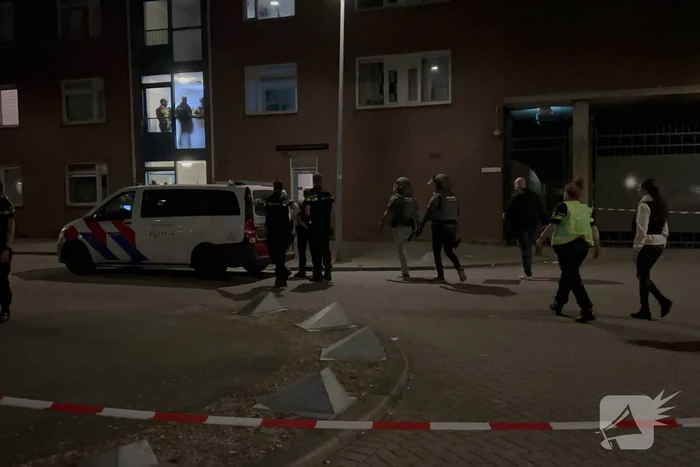 Veel politie na schietpartij