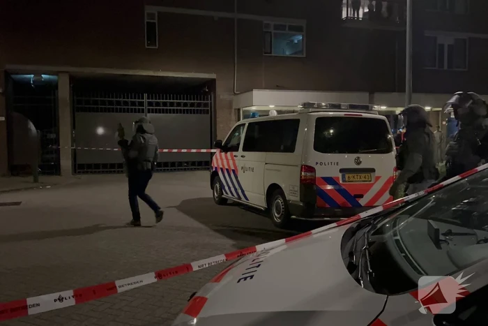 Veel politie na schietpartij