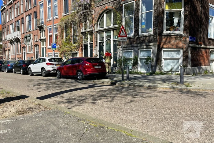 Brand op balkon snel onder controle